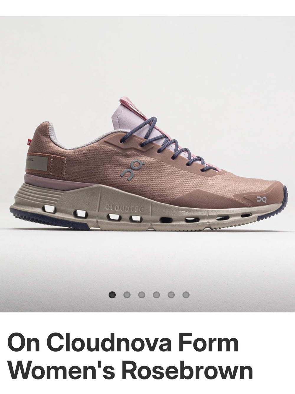 On Cloudnova Form Rosebrown/Orchid 26.98121 Women's Size 10 Running VGUC